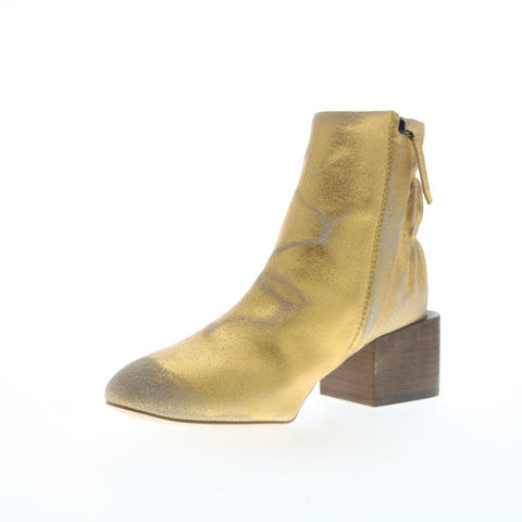 Diesel Jaynet MAB Y02306-P1539-H0500 Womens Gold Ankle & Booties Boots