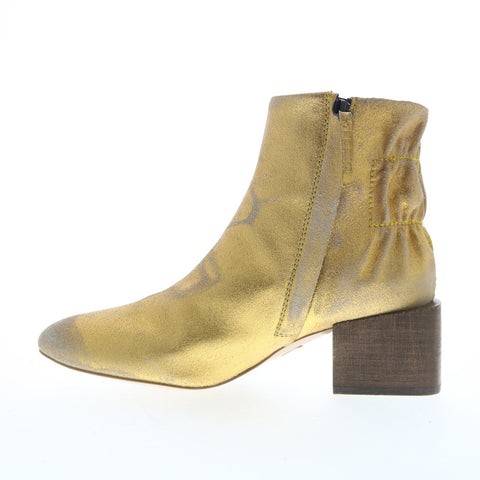 Diesel Jaynet MAB Y02306-P1539-H0500 Womens Gold Ankle & Booties Boots