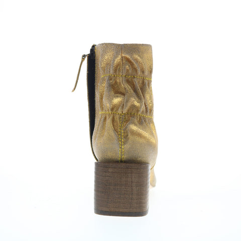 Diesel Jaynet MAB Y02306-P1539-H0500 Womens Gold Ankle & Booties Boots