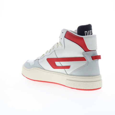 Diesel S-Ukiyo Mid Y02675-PR013-H8978 Mens White Lifestyle Sneakers Shoes