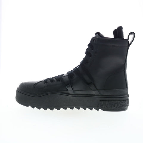 Diesel H-Shika HB Y02731-PR013-T8013 Mens Black Leather Casual Dress Boots