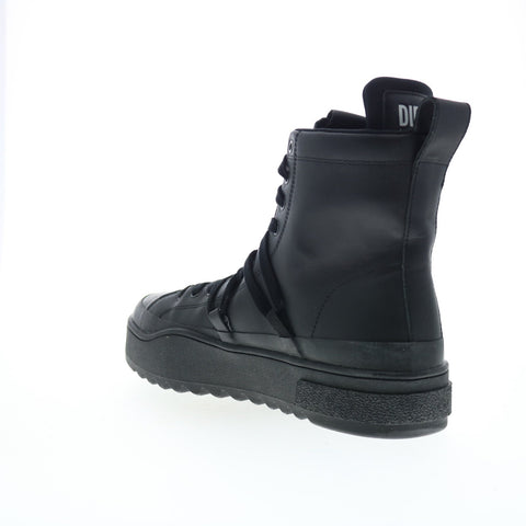 Diesel H-Shika HB Y02731-PR013-T8013 Mens Black Leather Casual Dress Boots