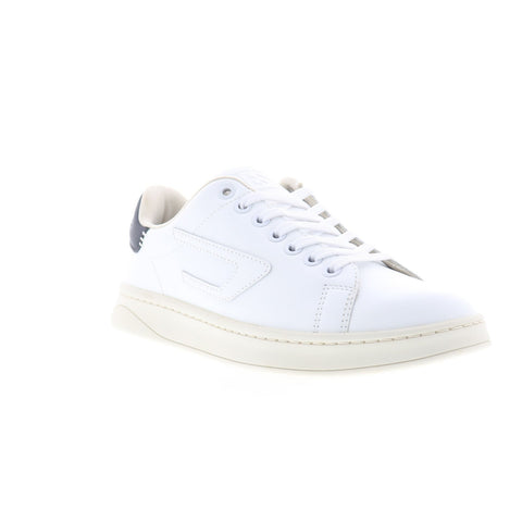 Diesel S-Athene Low W Womens White Leather Lifestyle Sneakers Shoes