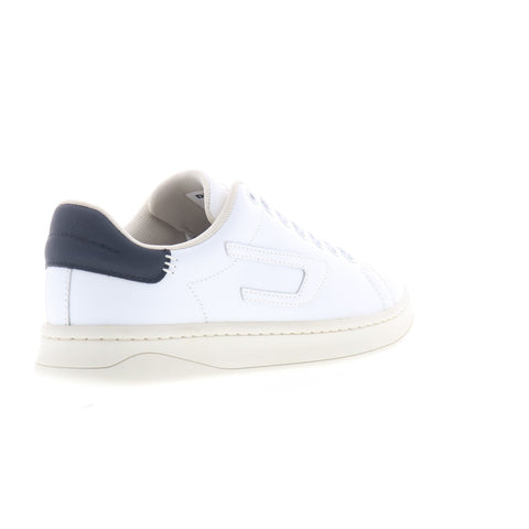 Diesel S-Athene Low W Womens White Leather Lifestyle Sneakers Shoes