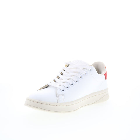 Diesel S-Athene Low W Womens White Leather Lifestyle Sneakers Shoes