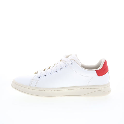 Diesel S-Athene Low W Womens White Leather Lifestyle Sneakers Shoes