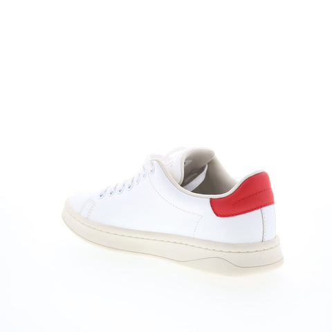 Diesel S-Athene Low W Womens White Leather Lifestyle Sneakers Shoes