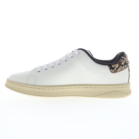 Diesel S-Athene Low W Womens Beige Leather Lifestyle Sneakers Shoes