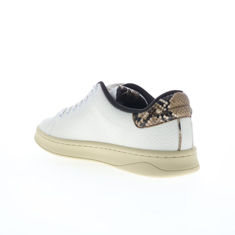 Diesel S-Athene Low W Womens Beige Leather Lifestyle Sneakers Shoes