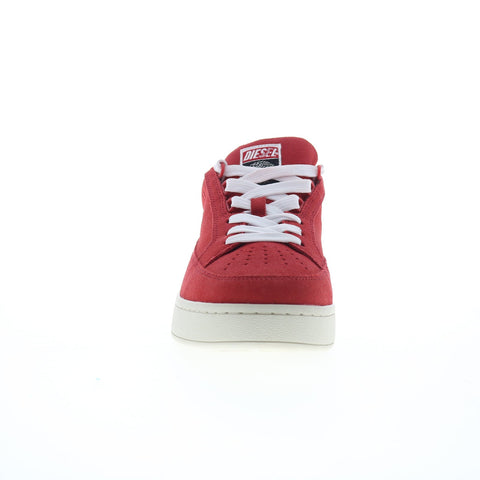 Diesel S-Sinna Low Y02871-PR032-T4341 Mens Red Lifestyle Sneakers Shoes