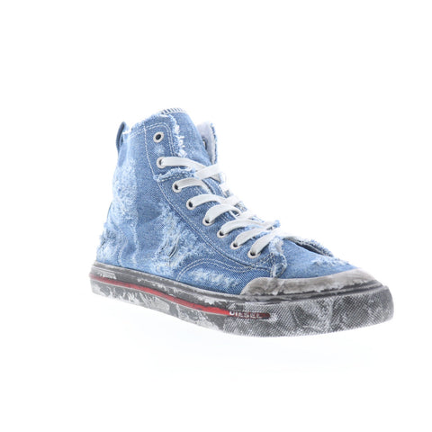 Diesel S-Athos Mid Y02879-P5600-H4187 Mens Blue Lifestyle Sneakers Shoes