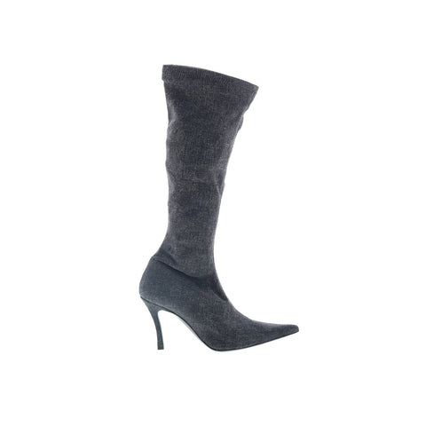 Diesel D-Venus KBT Y02917-P0585-H0144 Womens Black Suede Knee High Boots