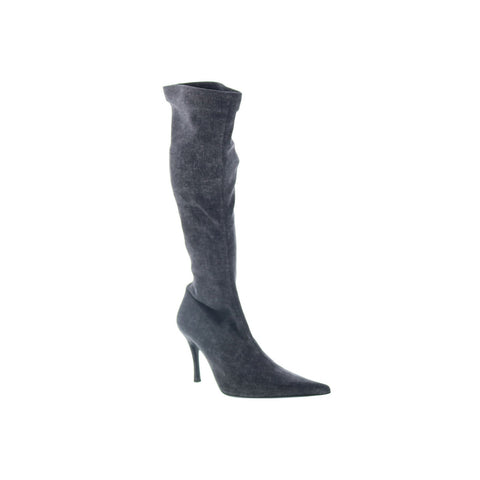 Diesel D-Venus KBT Y02917-P0585-H0144 Womens Black Suede Knee High Boots