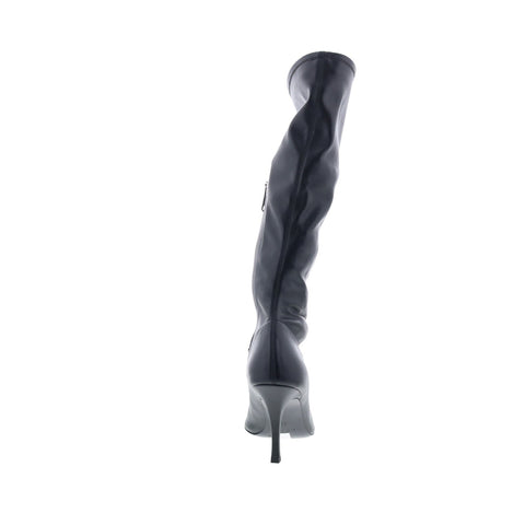 Diesel D-Venus KBT Y02917-P4727-T8013 Womens Black Leather Knee High Boots