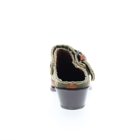 Diesel D-Santiago Mule C Y02920-P4728-T7431 Mens Green Mules Slippers Shoes