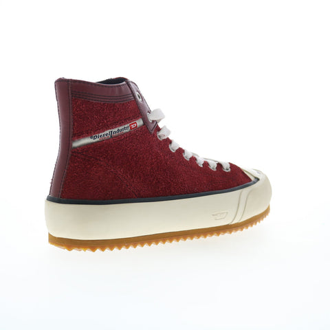 Diesel S-Principia Mid X Mens Beige Suede Lifestyle Sneakers Shoes