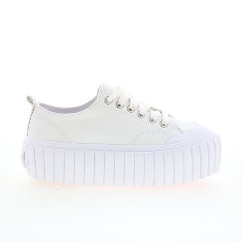 Diesel S-Hanami Low X Womens White Leather Lifestyle Sneakers Shoes