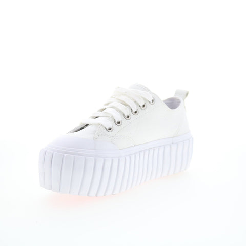 Diesel S-Hanami Low X Womens White Leather Lifestyle Sneakers Shoes