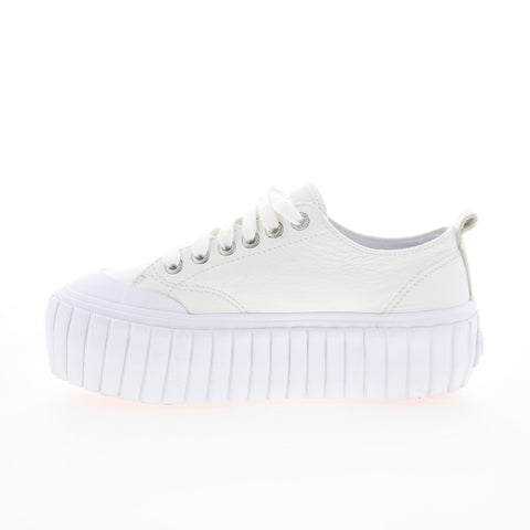 Diesel S-Hanami Low X Womens White Leather Lifestyle Sneakers Shoes
