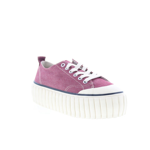 Diesel S-Hanami Low X Womens Purple Canvas Lifestyle Sneakers Shoes