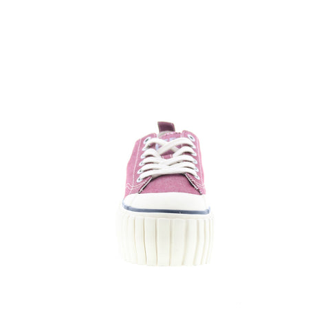 Diesel S-Hanami Low X Womens Purple Canvas Lifestyle Sneakers Shoes