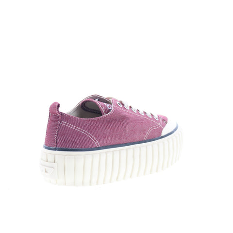 Diesel S-Hanami Low X Womens Purple Canvas Lifestyle Sneakers Shoes