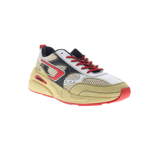 Diesel S-Serendipity Sport X S Mens Beige Leather Lifestyle Sneakers Shoes