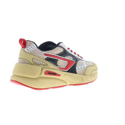 Diesel S-Serendipity Sport X S Mens Beige Leather Lifestyle Sneakers Shoes