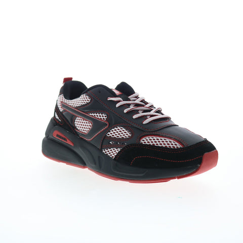 Diesel S-Serendipity Sport X S Mens Black Leather Lifestyle Sneakers Shoes