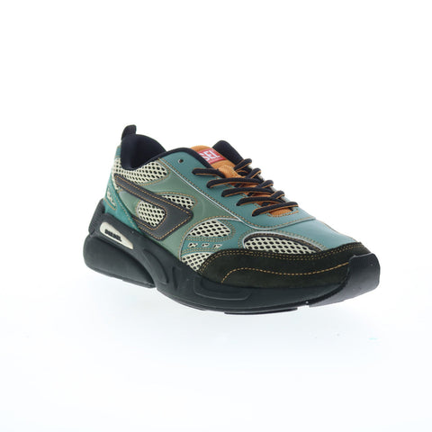 Diesel S-Serendipity Sport X S Mens Green Mesh Lifestyle Sneakers Shoes