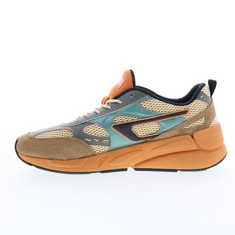 Diesel S-Serendipity Sport X Mens Orange Leather Lifestyle Sneakers Shoes