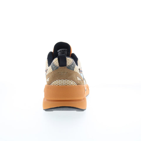 Diesel S-Serendipity Sport X Mens Orange Leather Lifestyle Sneakers Shoes