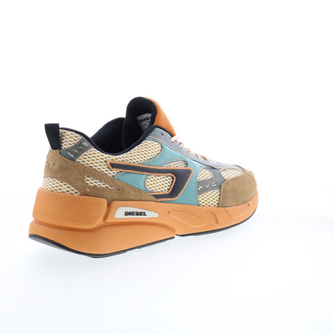 Diesel S-Serendipity Sport X Mens Orange Leather Lifestyle Sneakers Shoes