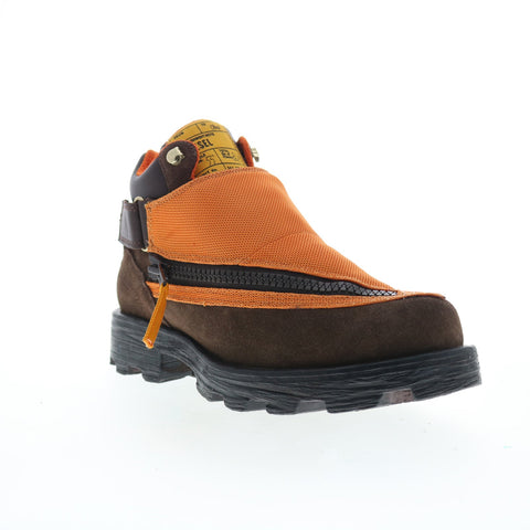 Diesel D-Hammer MB Y03000-P2590-T2345 Mens Orange Suede Ankle Boots