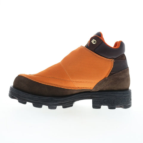 Diesel D-Hammer MB Y03000-P2590-T2345 Mens Orange Suede Ankle Boots
