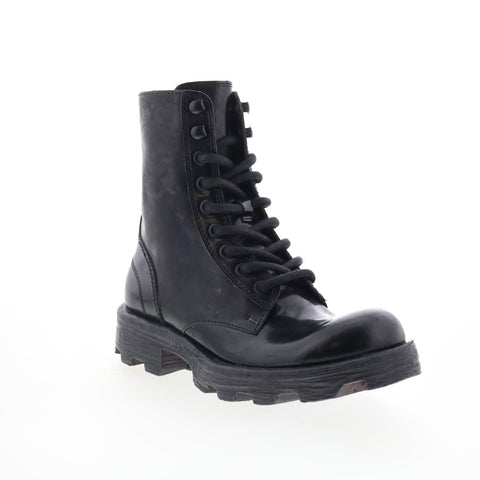 Diesel D-Hammer BT W Y03017-P4471-T8013 Womens Black Leather Casual Dress Boots