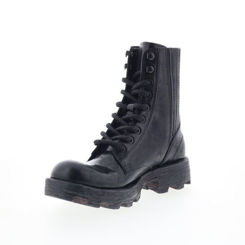 Diesel D-Hammer BT W Y03017-P4471-T8013 Womens Black Leather Casual Dress Boots