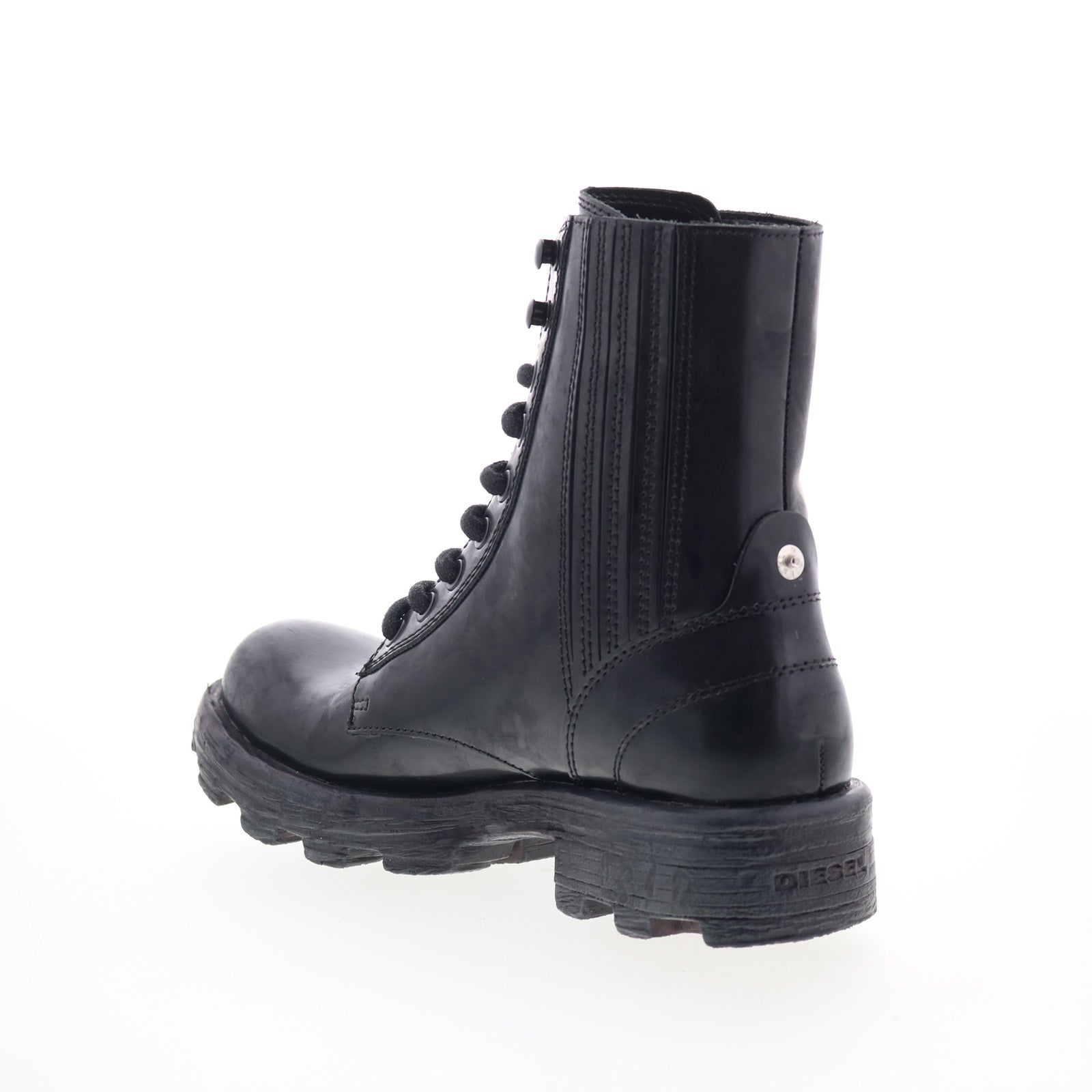 Diesel D-Hammer BT W Y03017-P4471-T8013 Womens Black Leather