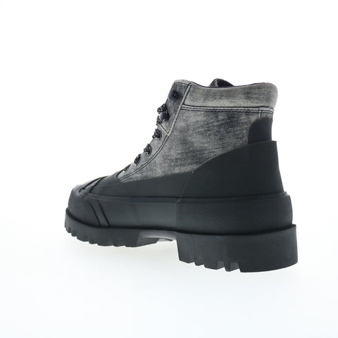 Diesel D-Hiko BT X Y03053-PR080-H9834 Mens Black Leather Ankle Boots