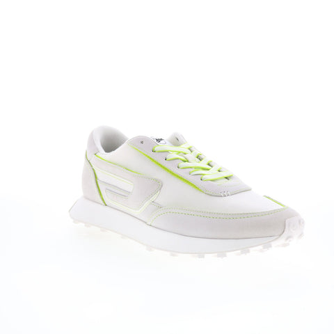 Diesel S-Racer LC X Y03061-P5137-H9439 Mens White Lifestyle Sneakers Shoes