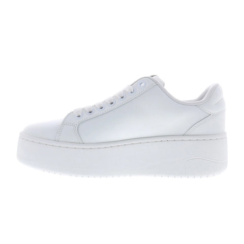 Diesel S-Athene Bold X Womens White Leather Lifestyle Sneakers Shoes