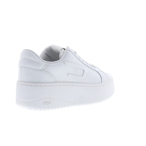 Diesel S-Athene Bold X Womens White Leather Lifestyle Sneakers Shoes