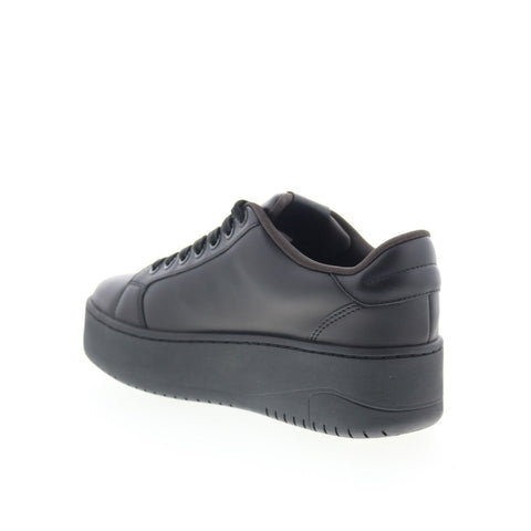 Diesel S-Athene Bold X Womens Black Leather Lifestyle Sneakers Shoes