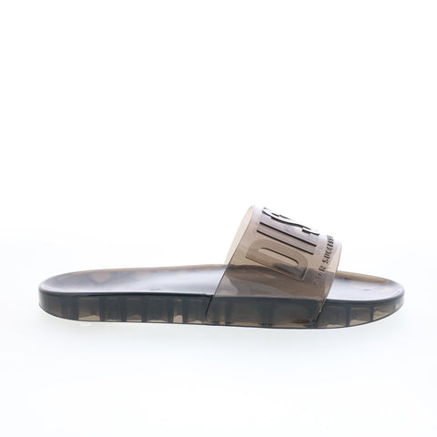 Diesel SA-Karaibi GL X Y03067-P2570-T8013 Womens Black Slides Sandals Shoes