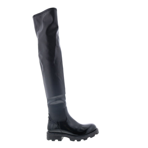 Diesel D-Hammer HCH Y03081-P0220-T8013 Womens Black Over The Knee Boots