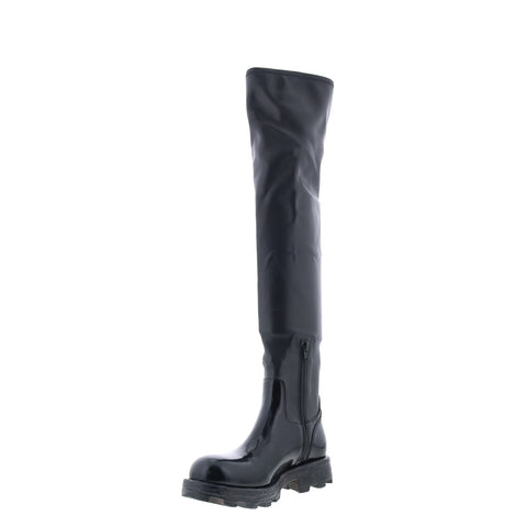 Diesel D-Hammer HCH Y03081-P0220-T8013 Womens Black Over The Knee Boots