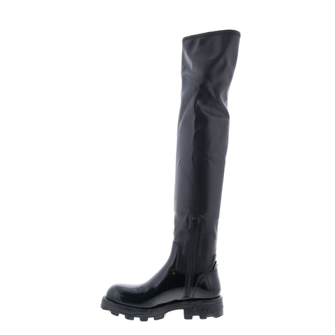 Diesel D-Hammer HCH Y03081-P0220-T8013 Womens Black Over The Knee Boots