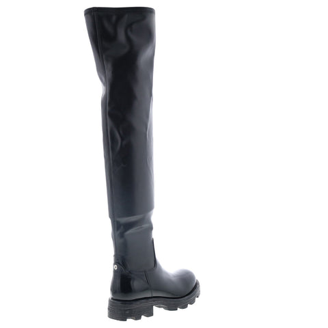 Diesel D-Hammer HCH Y03081-P0220-T8013 Womens Black Over The Knee Boots