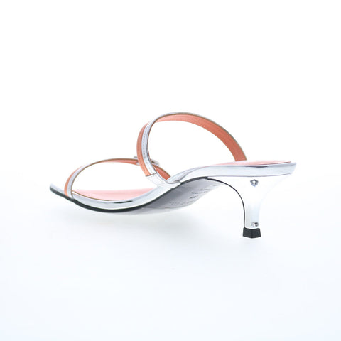 Diesel D-Kittie SD Y03084-PS764-H9535 Womens Silver Heeled Sandals Shoes