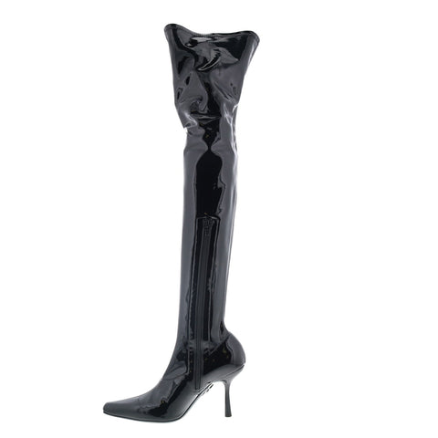 Diesel D-Eclipse TBT Y03195-P5520-T8013 Womens Black Over The Knee Boots